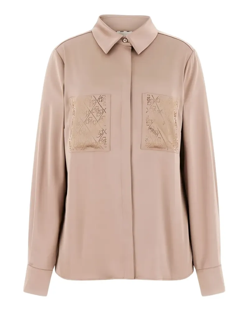 Guess Hemd mit Brusttasche - Nude Nude