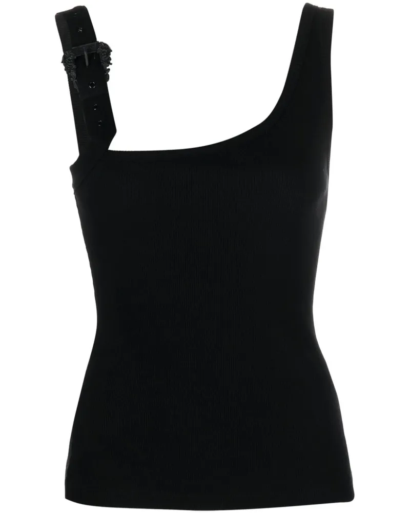 Versace Jeans Top mit Schnalle - Schwarz Schwarz