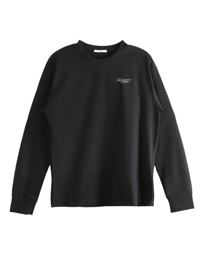 Givenchy T-Shirt mit Logo hinten - Schwarz Schwarz