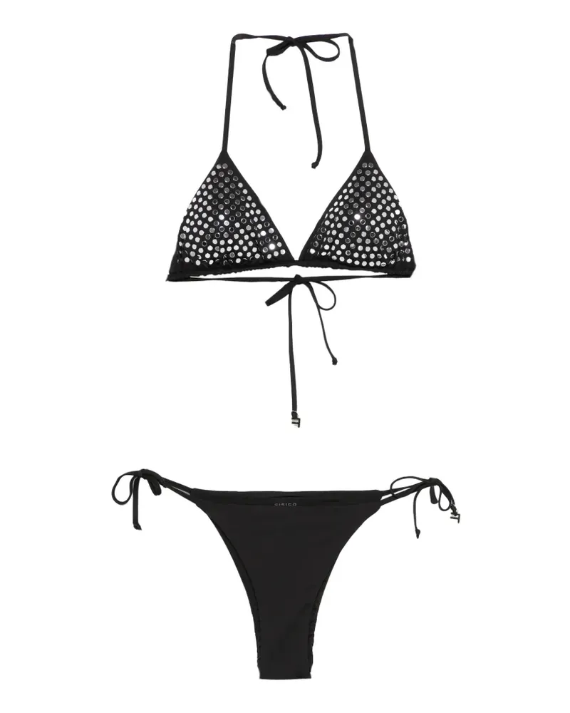FISICO-Cristina Ferrari stud-embellished bikini - Schwarz Schwarz