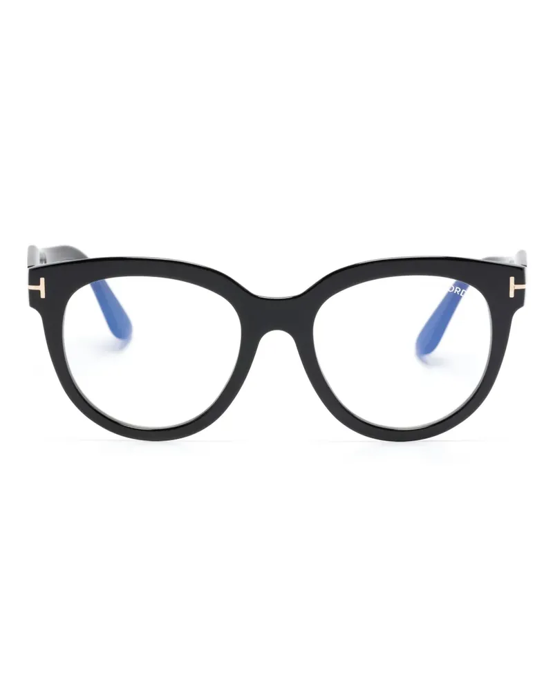Tom Ford Cat-Eye-Brille - Schwarz Schwarz