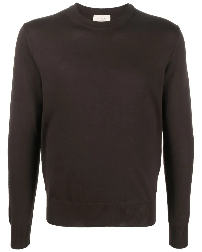 Altea Fein gestrickter Pullover - Braun Braun