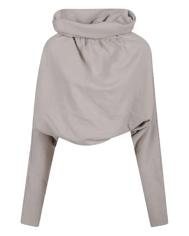 ANDAMANE funnel-neck top - Nude Nude