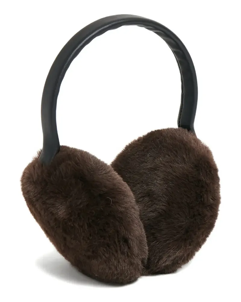 APPARIS Esme faux-fur ear muffs - Braun Braun