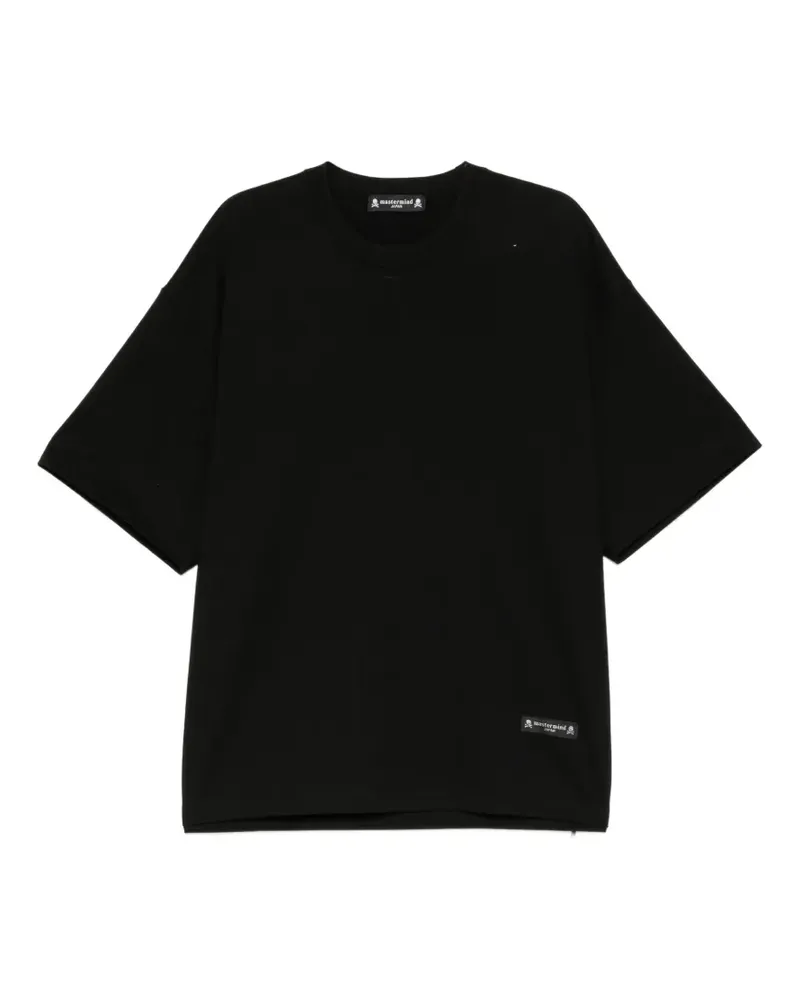 Mastermind Japan T-Shirt mit Totenkopf-Print - Schwarz Schwarz