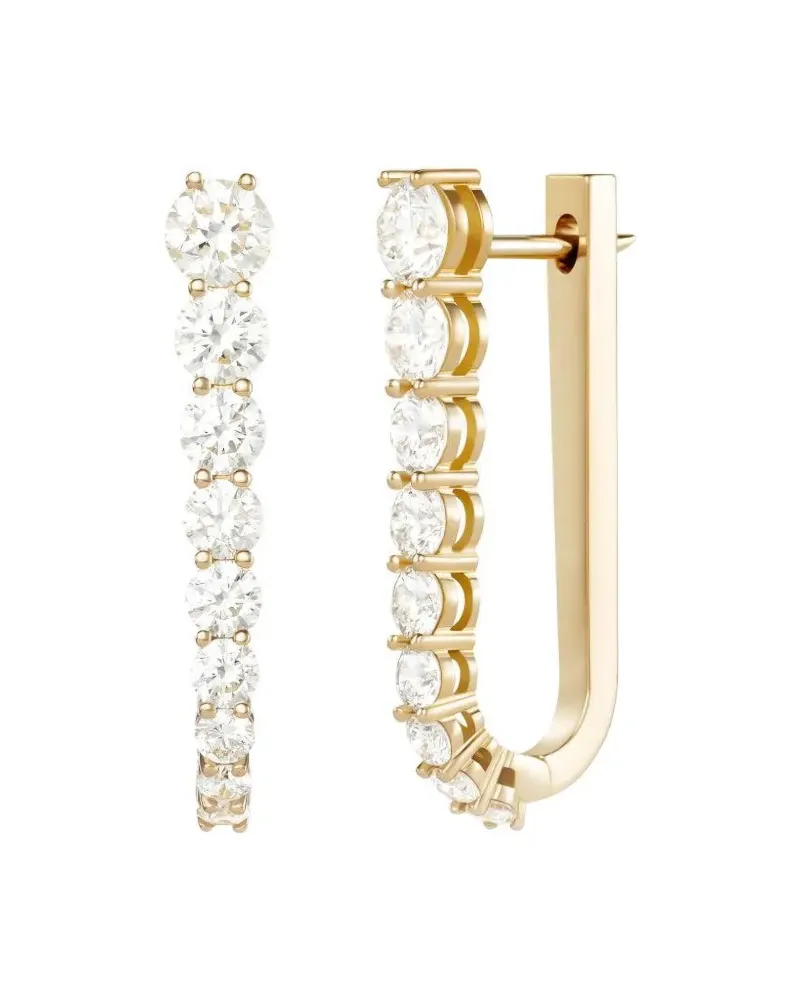 Melissa Kaye 18kt Aria Gelbgoldohrringe mit Diamant Gold