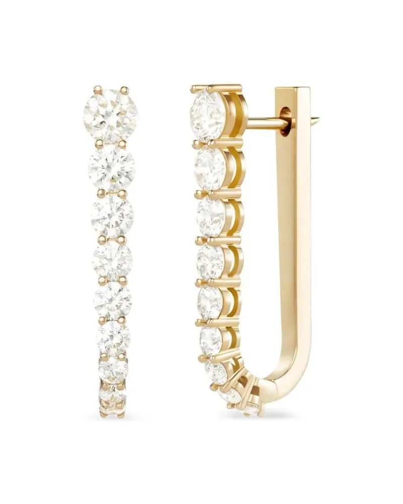 Melissa Kaye 18kt Aria Gelbgoldohrringe mit Diamant Gold