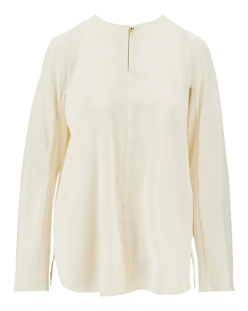 Max Mara Langärmelige Bluse - Nude Nude