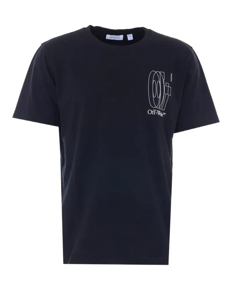 OFF-WHITE Double Arrow logo-print T-shirt - Schwarz Schwarz
