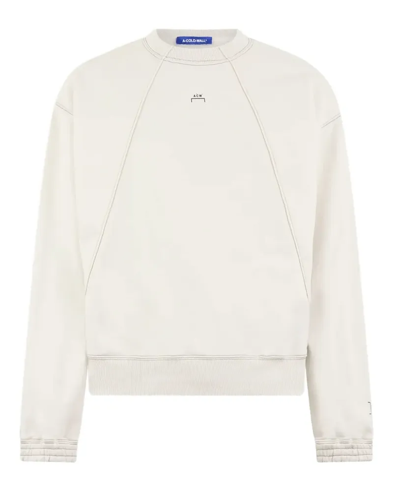 ACW* Sweatshirt mit Kontrasteinsätzen - Weiß Weiß