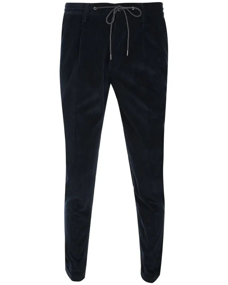 Luciano Barbera Hose aus Cord - Blau Blau