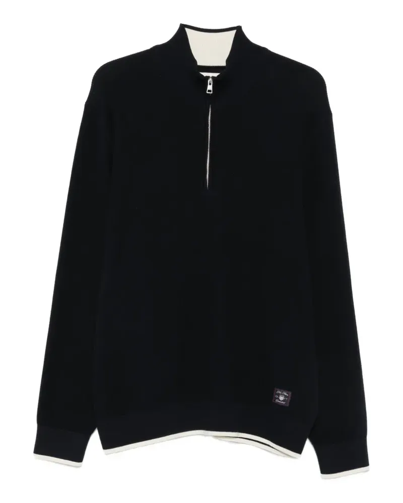 Gant long-sleeve half-zip sweater - Blau Blau