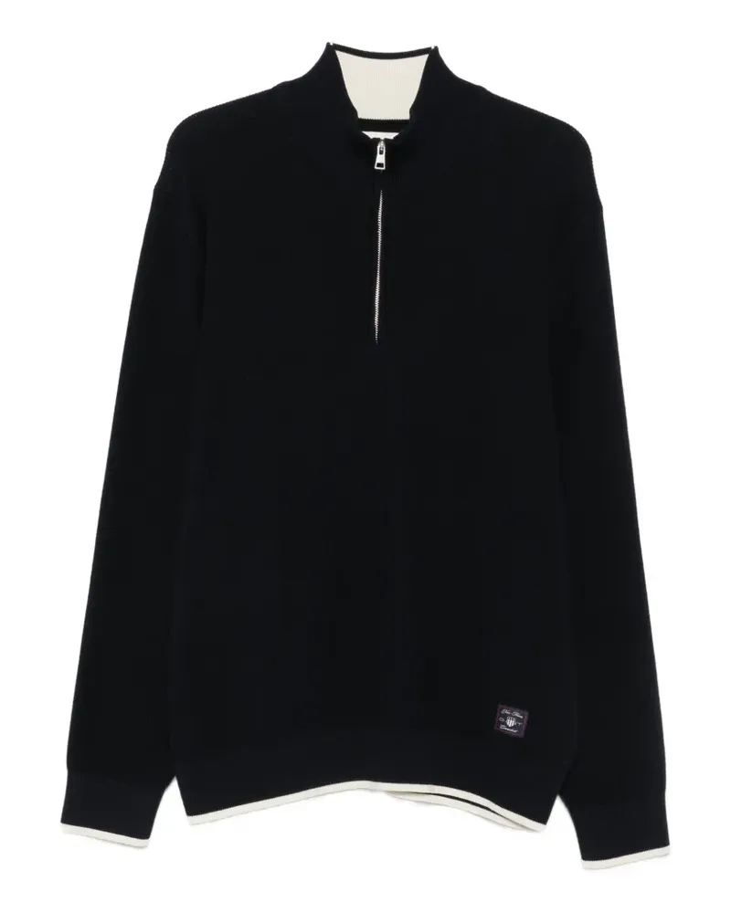 Gant long-sleeve half-zip sweater - Blau Blau