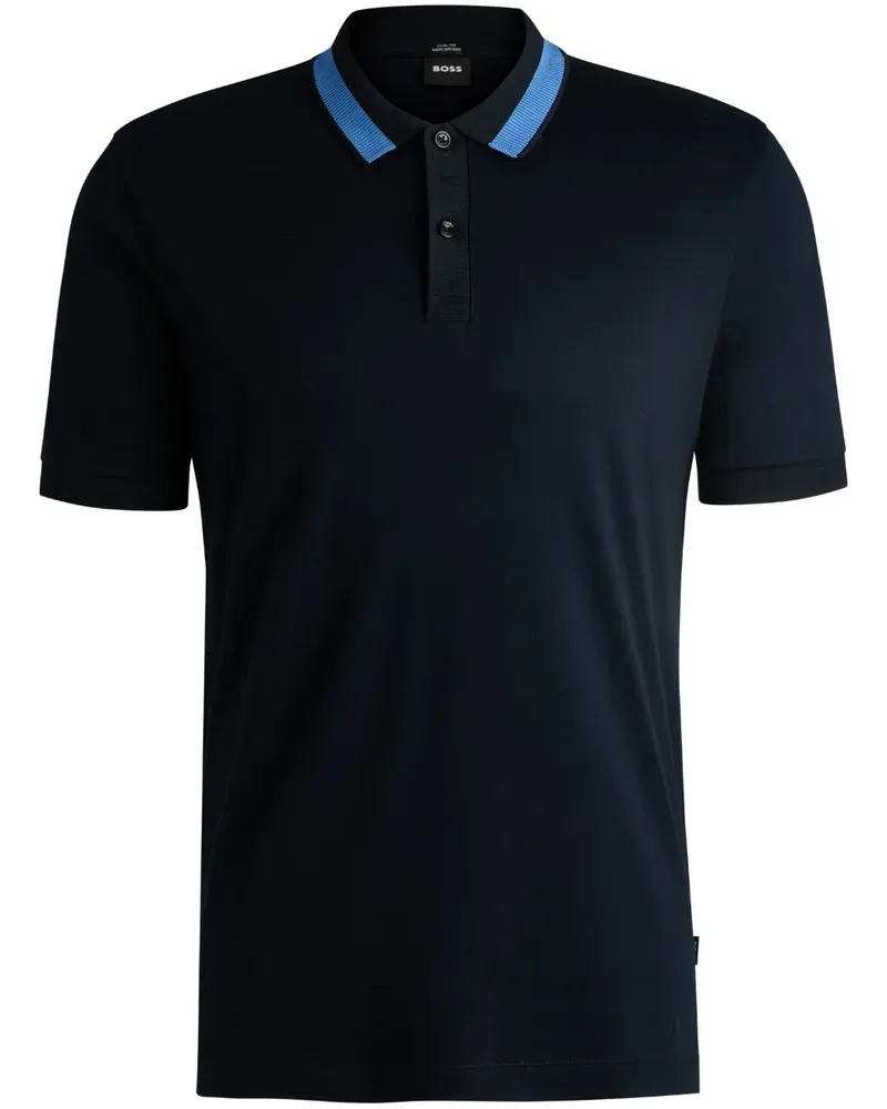 HUGO BOSS Klassisches Poloshirt - Blau Blau