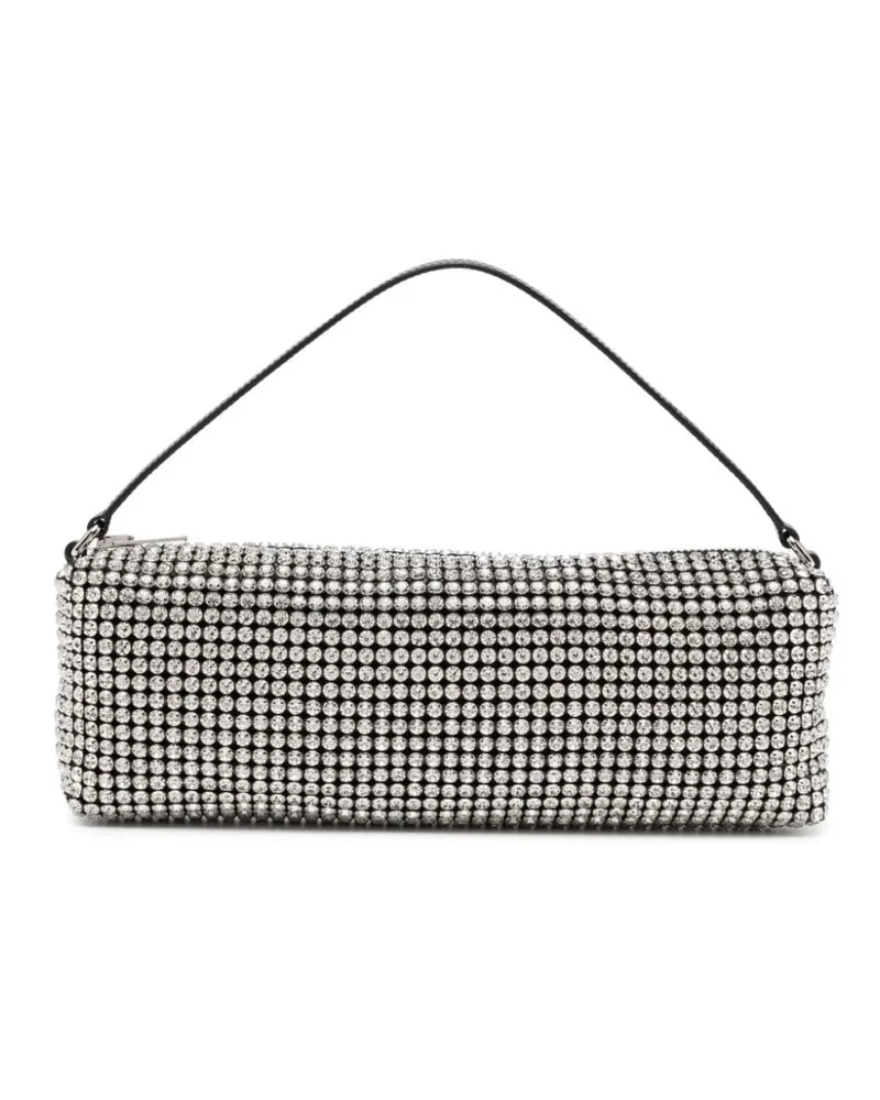 Alexander Wang Heiress Flex Schultertasche Silber