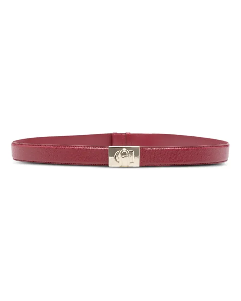 Furla turn-lock belt - Rot Rot