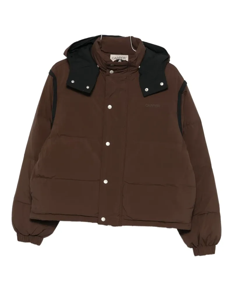 Carrera Wattierte Crosby Kapuzenjacke - Braun Braun