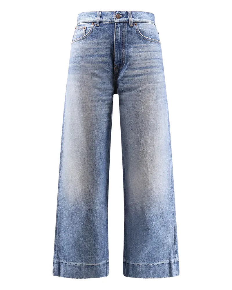 Chloé Klassische Cropped-Jeans - Blau Blau