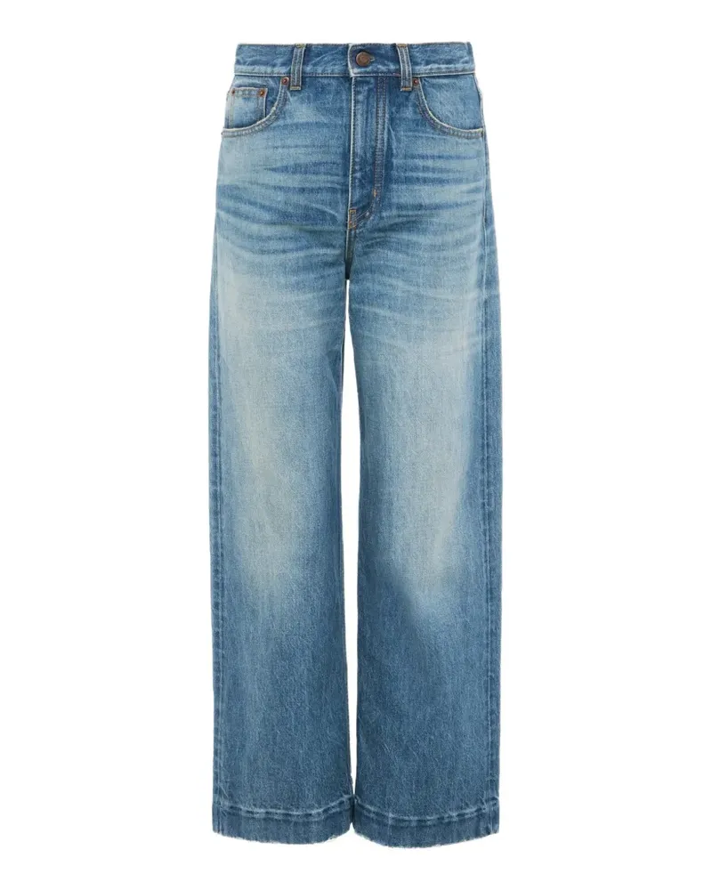Chloé Klassische Cropped-Jeans - Blau Blau
