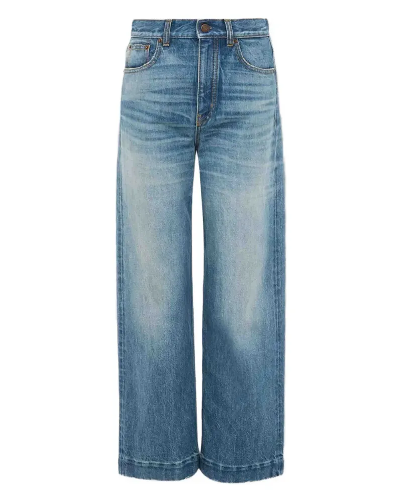 Chloé Klassische Cropped-Jeans - Blau Blau