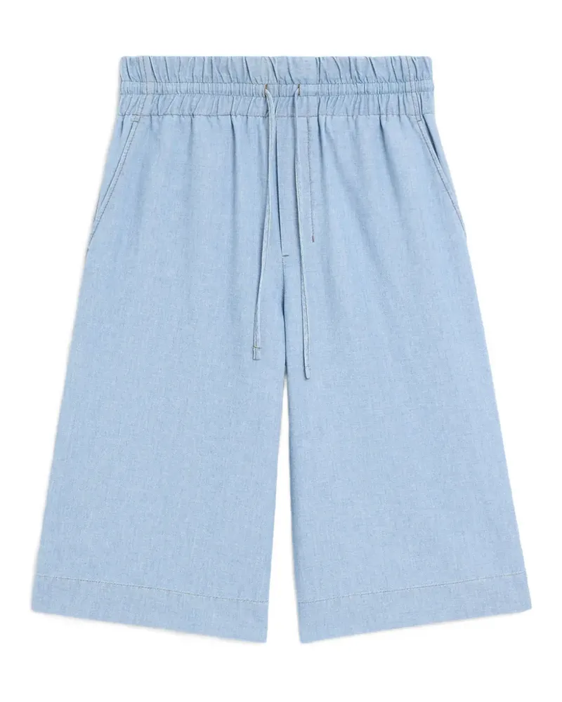 AMI Paris Große elastische Bermudas aus Baumwolle - Blau Blau