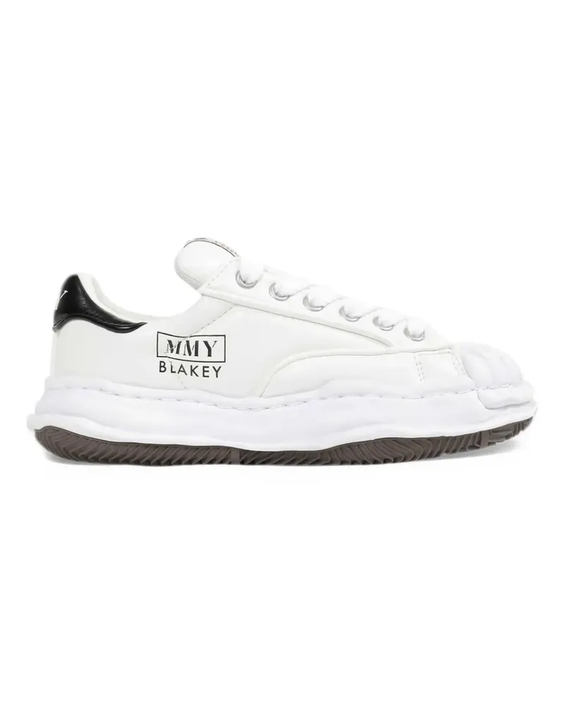 MIHARAYASUHIRO Blakey" OG sole padded PU low-top sneakers - Weiß Weiß
