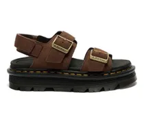 Zebzag Ledersandalen mit Schnalle - Braun