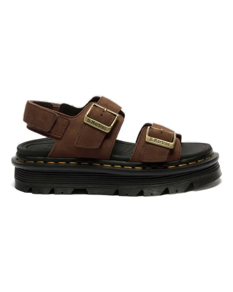 Dr.Martens Zebzag buckle leather sandals - Braun Braun