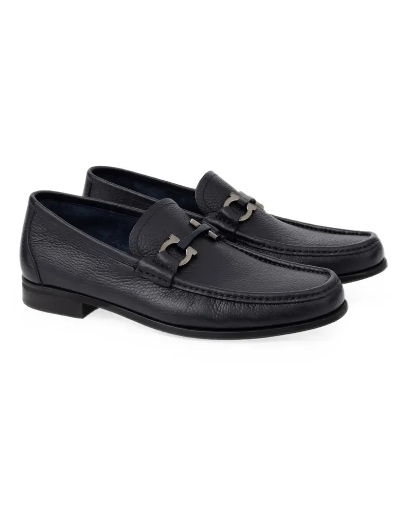 Ferragamo Loafer mit Gancini-Detail - Blau Blau