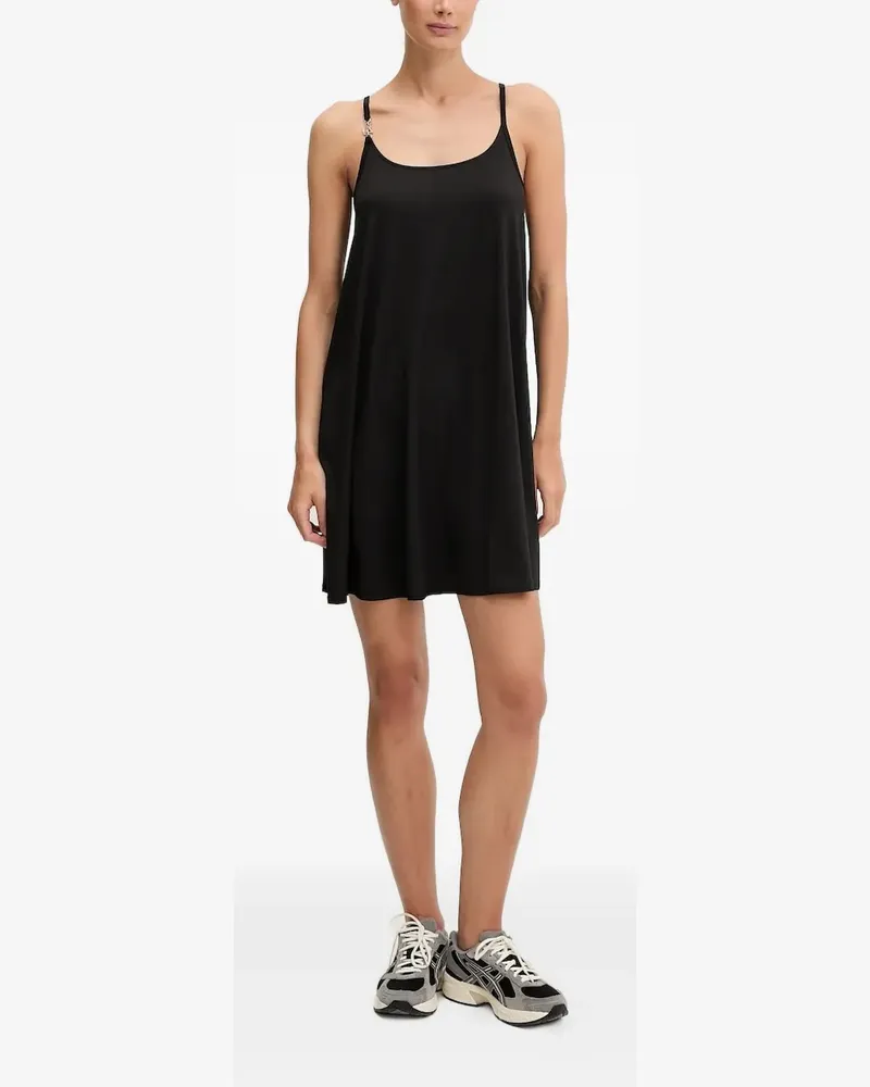 EA7 Minikleid mit Logo-Verzierung - Schwarz Schwarz