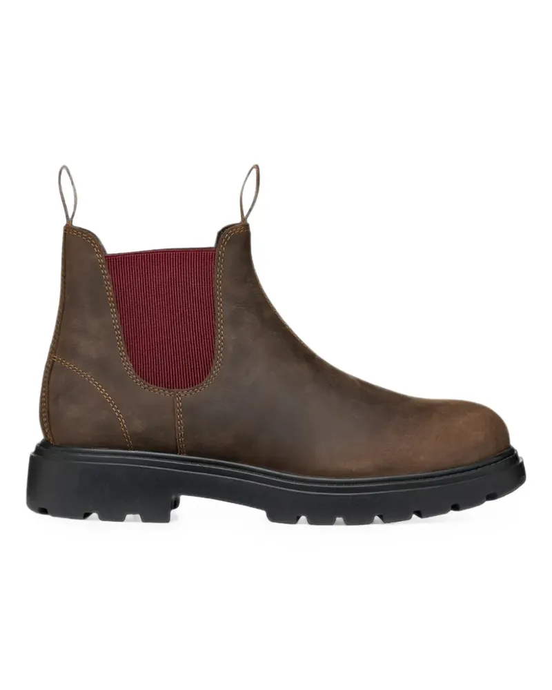 Geox Spherica Ec7B elasticated-side panel boots - Braun Braun