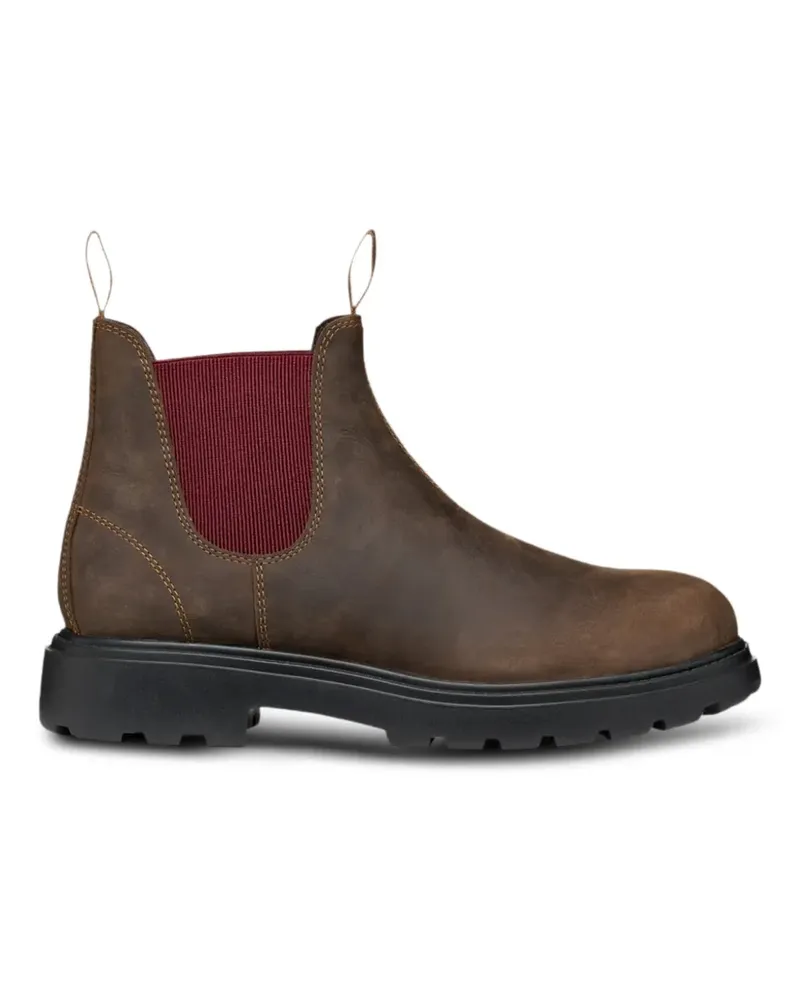 Geox Spherica Ec7B elasticated-side panel boots - Braun Braun