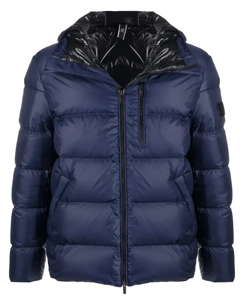 Hogan Kurze Daunenjacke - Blau Blau