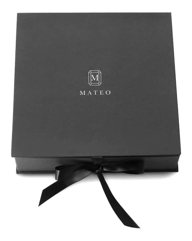 MATEO diamond baguette bracelet - Schwarz Schwarz