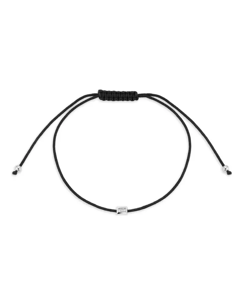 MATEO diamond baguette bracelet - Schwarz Schwarz