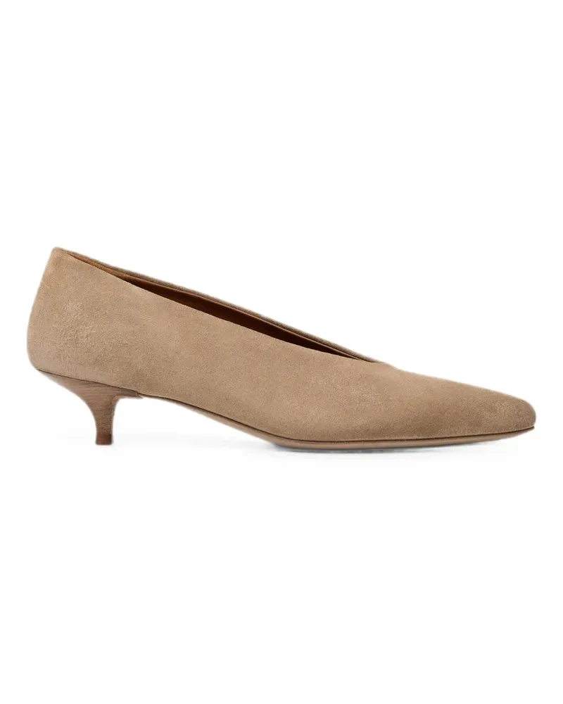 Marsèll Longiforma Pumps mit mandelförmiger Kappe - Nude Nude