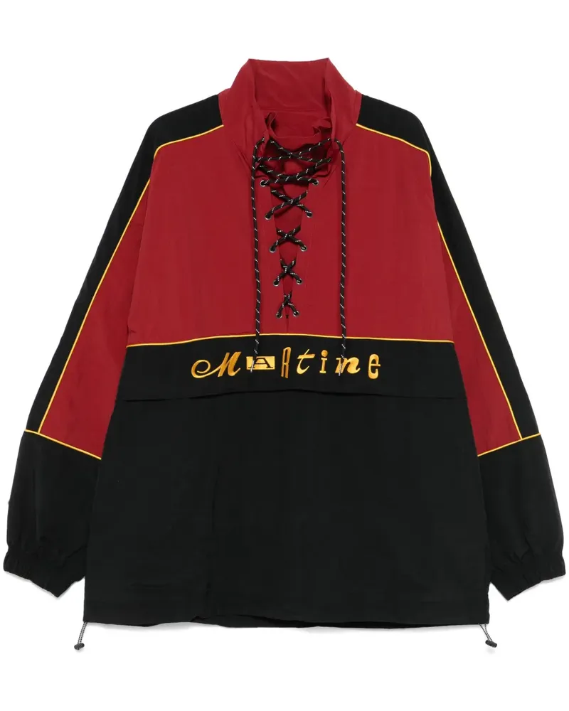 Martine Rose Windbreaker mit Schnürung - Schwarz Schwarz