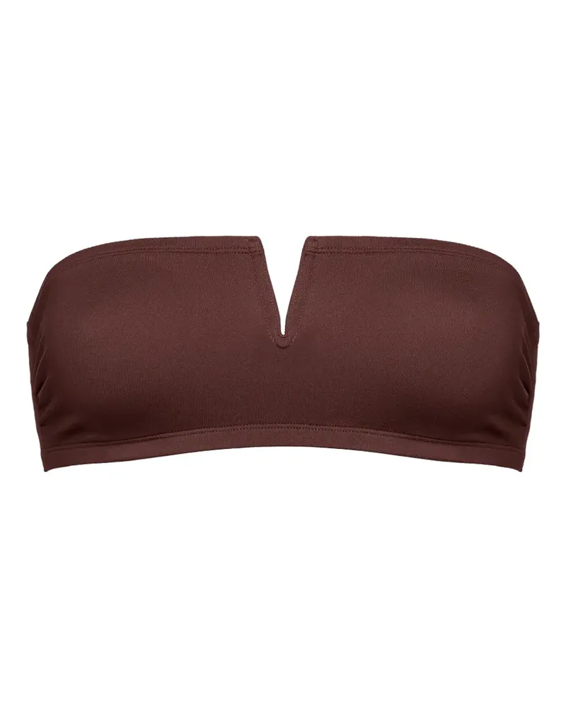 Eres Arcade bandeau bikini top - Braun Braun