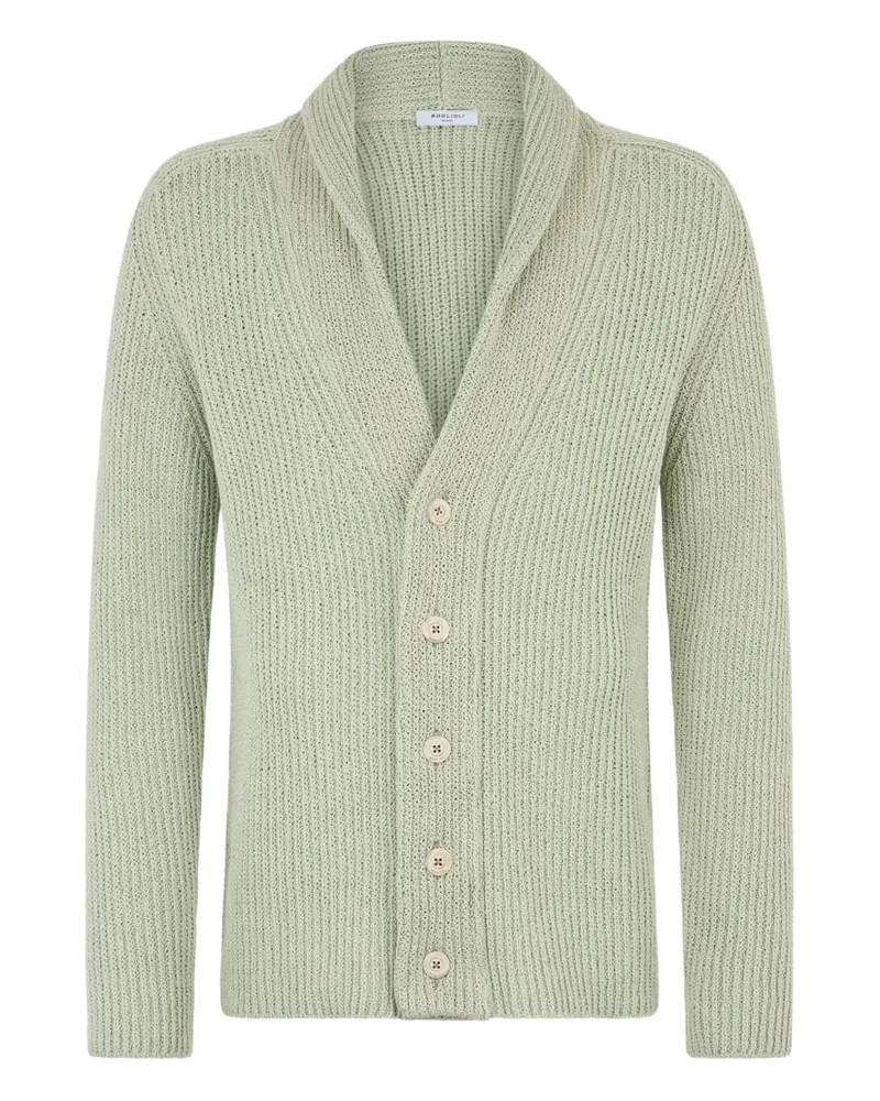 Boglioli Cardigan aus Baumwolle - Grün Grün