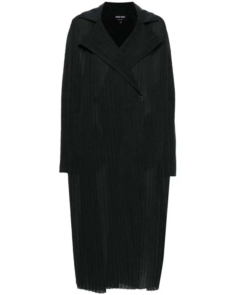 Giorgio Armani Doppelreihiger Mantel - Grau Grau
