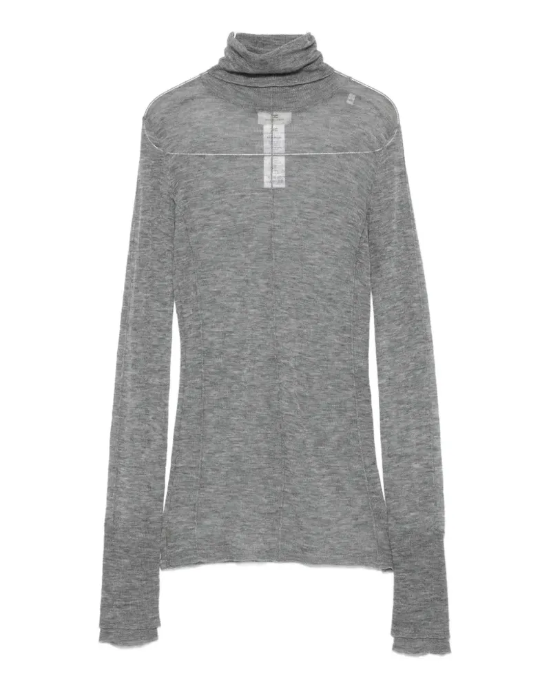 Elisabetta Franchi roll-neck wool top - Grau Grau