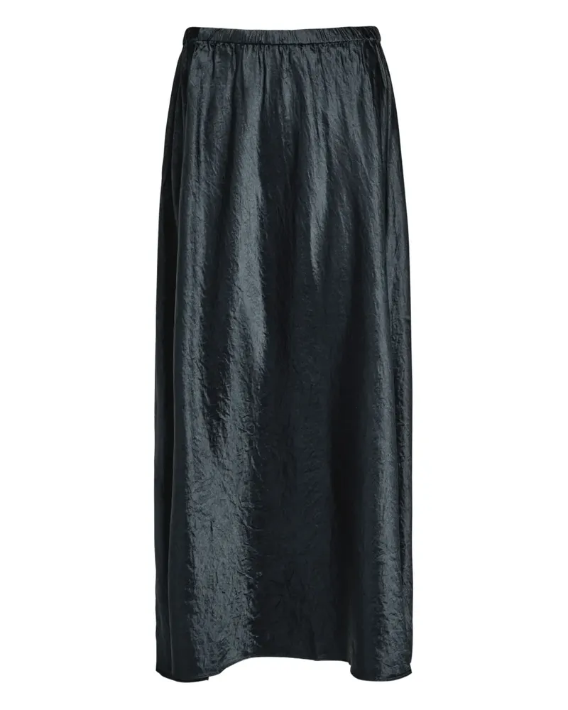 Eileen Fisher crinkled satin skirt - Schwarz Schwarz