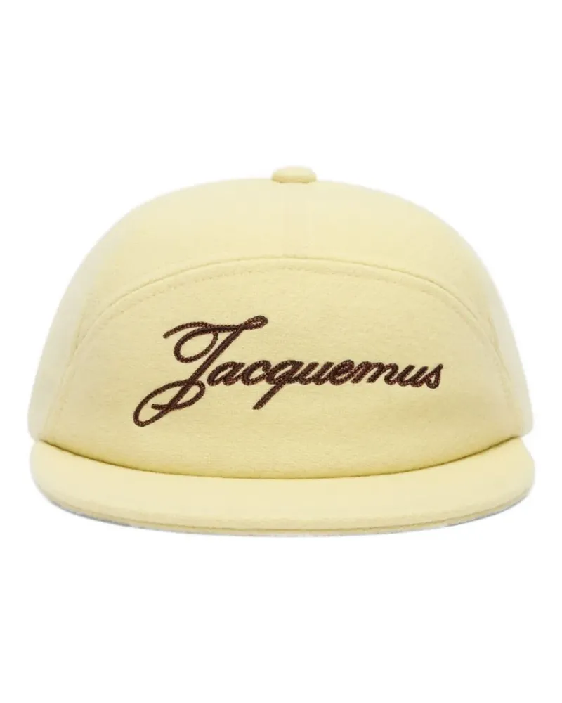 Jacquemus Le Lana logo-embroidered cap - Gelb Gelb