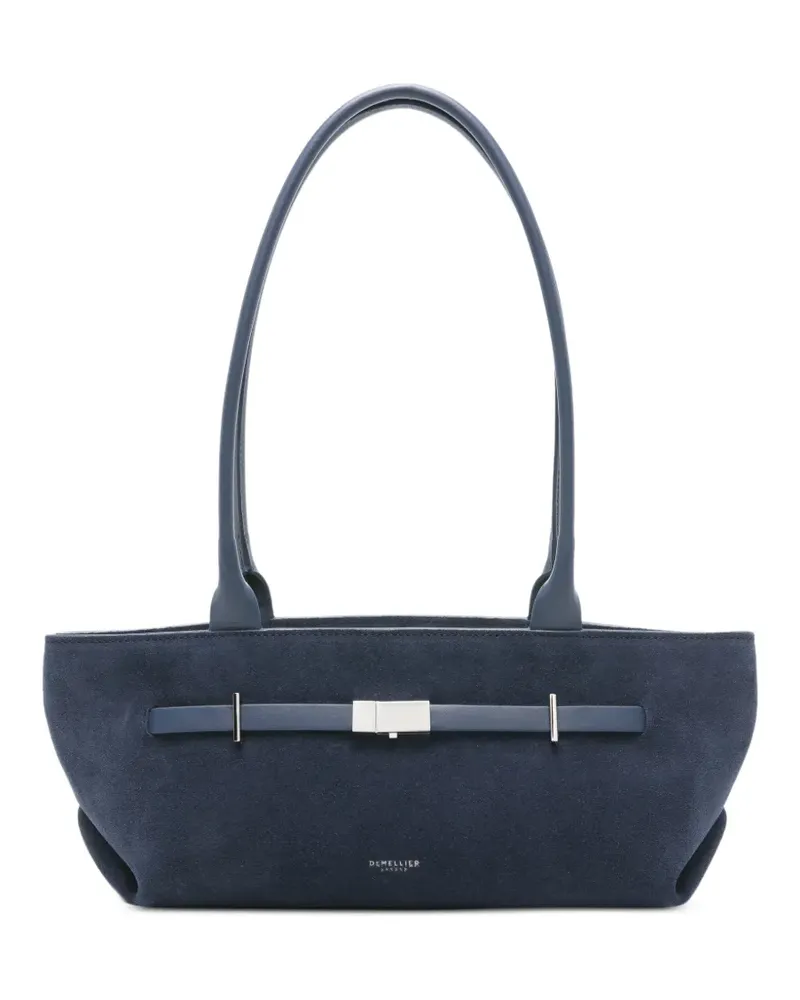 DeMELLIER New York suede shoulder bag - Blau Blau