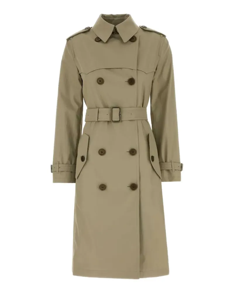 Burberry double-breasted trench coat - Grün Grün