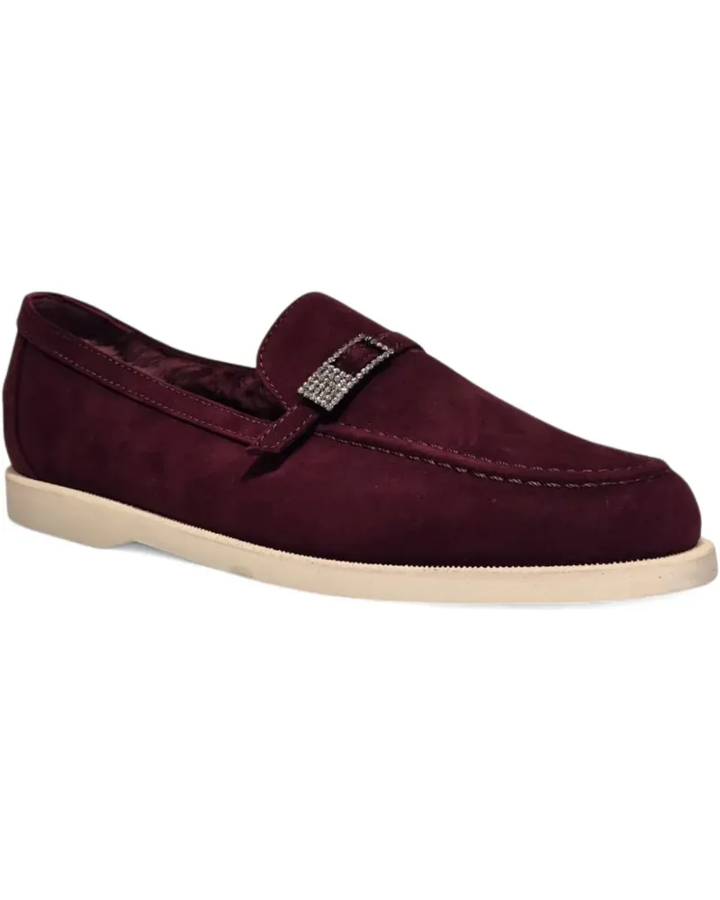 Le Silla Loafer mit verzierter Schnalle - Rot Rot