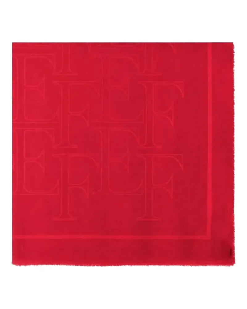 Elisabetta Franchi frayed-hem scarf - Rot Rot
