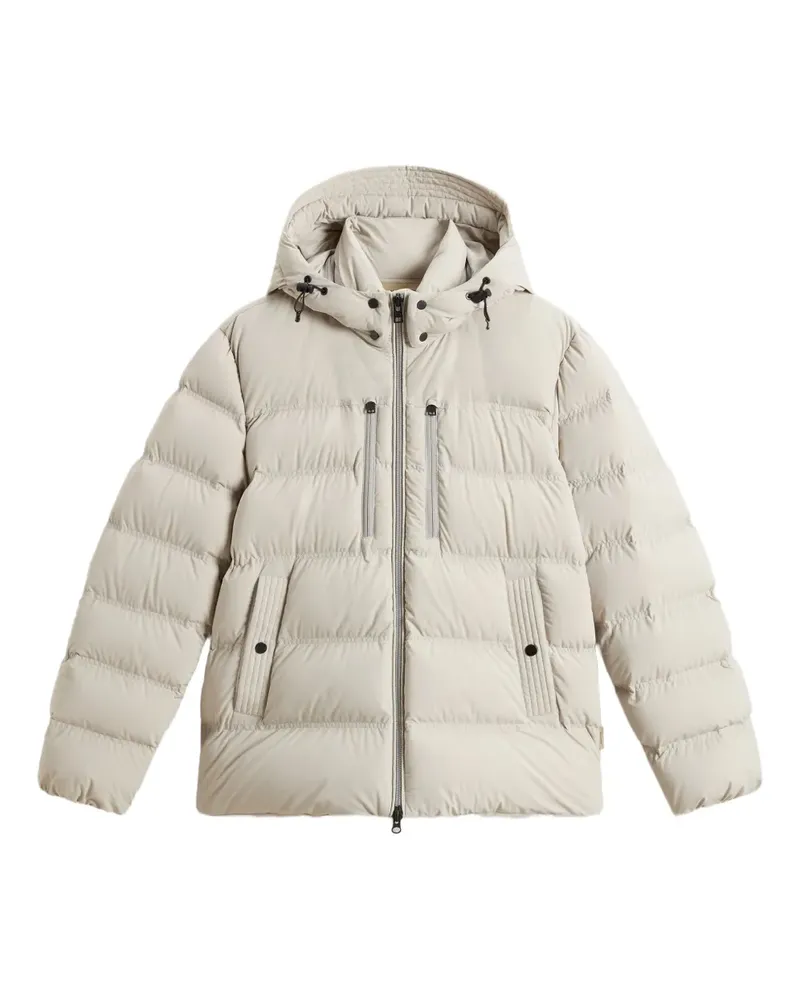 Woolrich Gesteppte Kapuzenjacke - Grau Grau