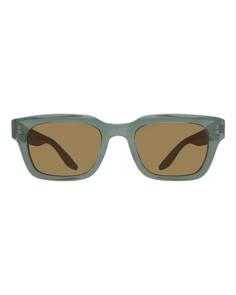 Barton Perreira Butzi Sonnenbrille mit quadratischem Gestell - Grün Grün