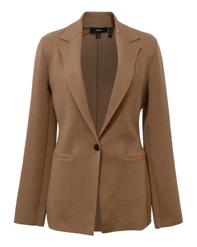 Theory single-breasted blazer - Braun Braun